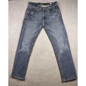 Ariat Jeans Mens 32x30 Blue Rebar M5 Edge Straight Leg Denim Workwear Pants